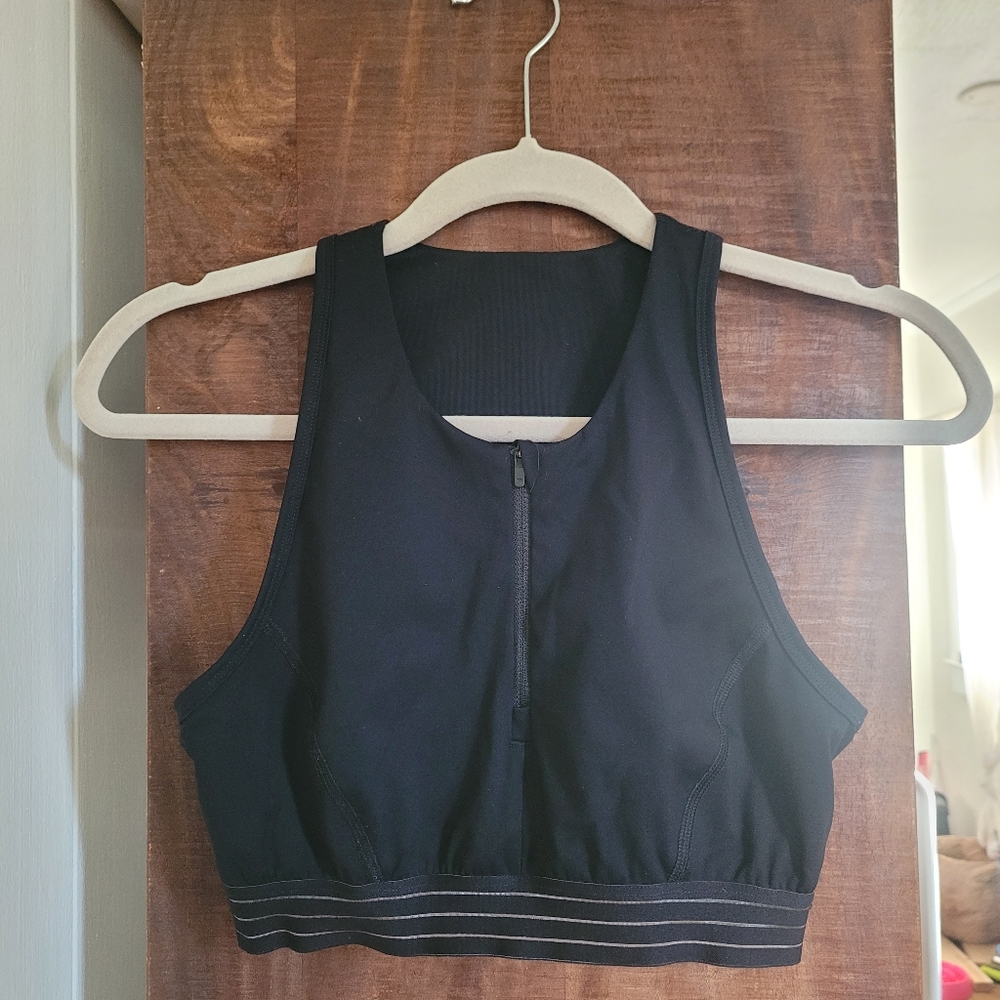 LNDR Elements Quarter Zip Sports Bra